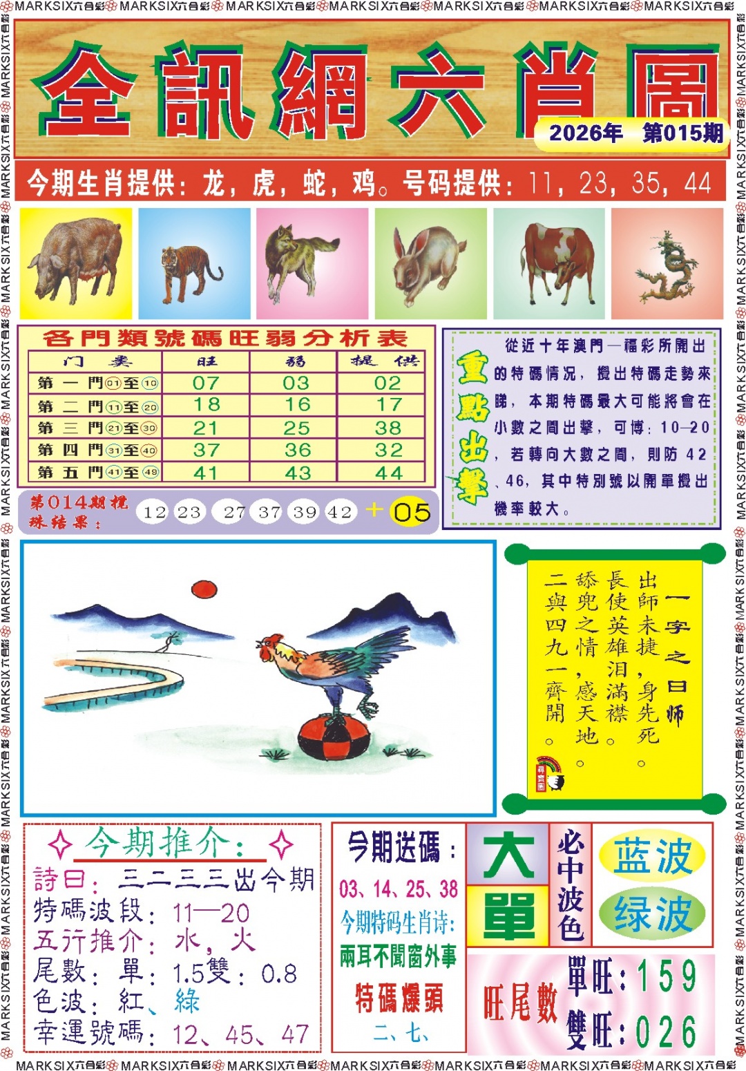 015期全讯网六肖图记录[图]