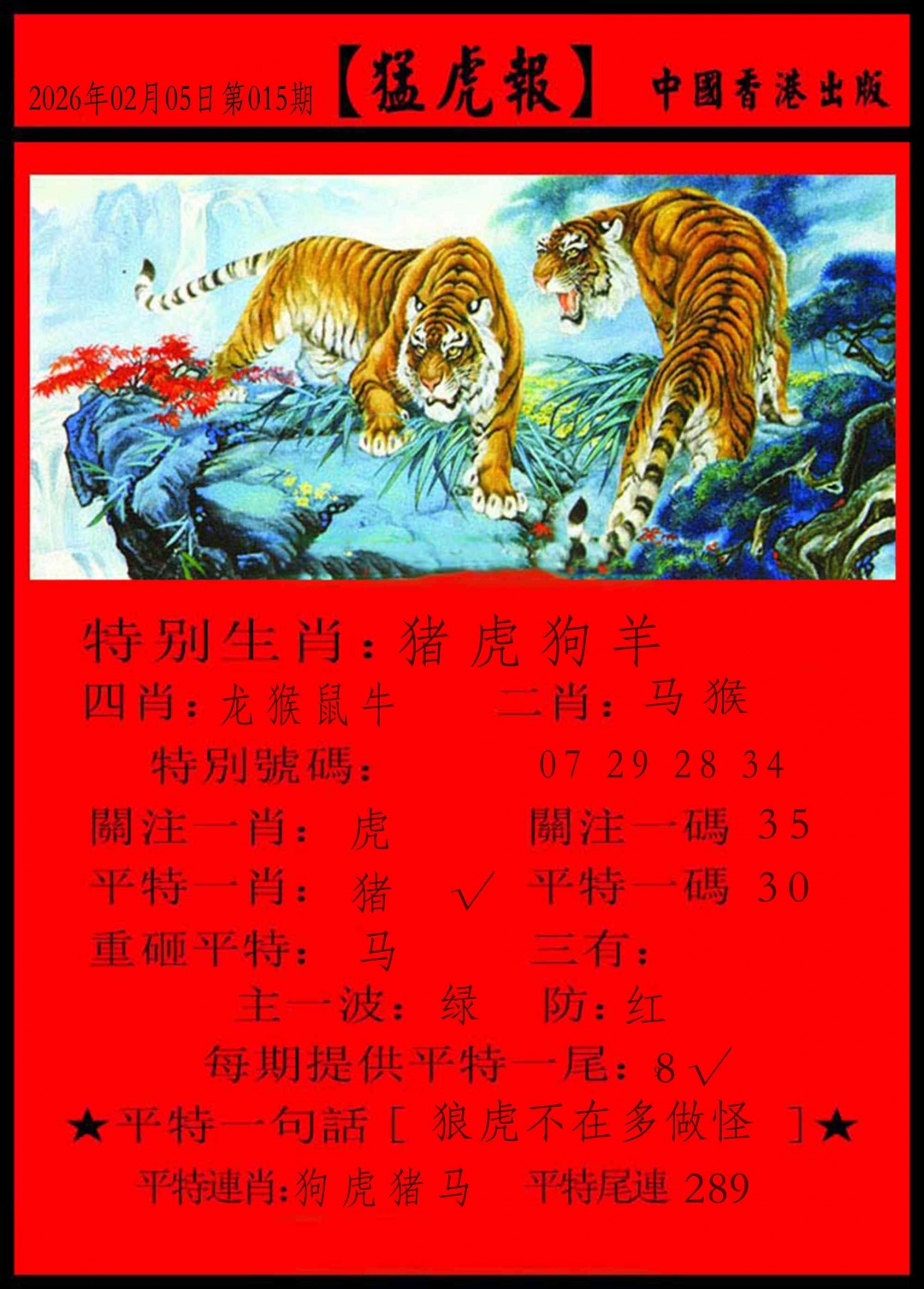 015期猛虎报[图]