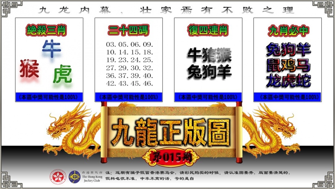 015期九龙正版图[图]